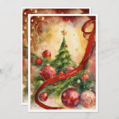 Grußkarten Dankeskarte (Vorne/Hinten)