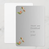 Grußkarten Dankeskarte (Vorne/Hinten)