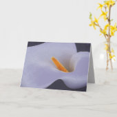 Grußkarten der Calla Lily Blank Karte (Gelbe Blume)