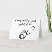 Grußkarten der Happy Nurse Week Karte (Rückseite)