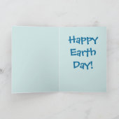 Grußkarten des Earth Day Karte (Innenseite)
