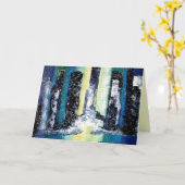 Grußkarten - Die Dämmerung Karte (Gelbe Blume)