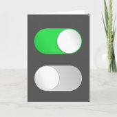 Grußkarten ein- und ausschalten karte (Vorderseite)