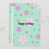 Grußkarten Einladung (Vorne/Hinten)