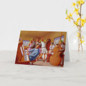 Grußkarten "Feel the Music" Karte (Gelbe Blume)