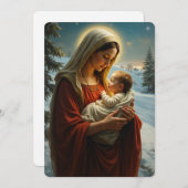 Grußkarten Feiertagskarte (Vorne/Hinten)