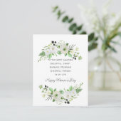 Grußkarten Feiertagskarte (Stehend Vorderseite)