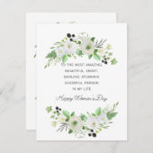 Grußkarten Feiertagskarte (Vorne/Hinten)