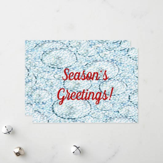 Grußkarten Feiertagskarte (Vorderseite/Rückseite Beispiel)