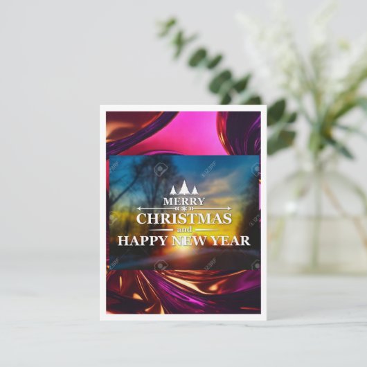 Grußkarten Feiertagskarte (Stehend Vorderseite)