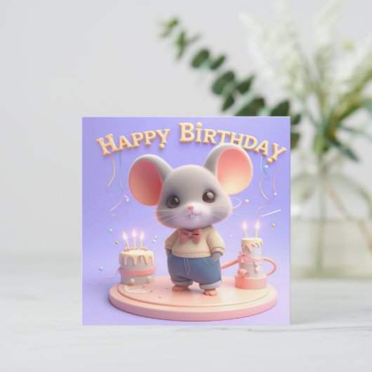 Grußkarten Feiertagskarte (Stehend Vorderseite)