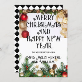 Grußkarten Frohe Weihnachts-Weihnachtskarte Einladung