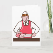 Grußkarten für Butcher Karte (Vorderseite)