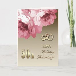 Grußkarten für das 50. Hochzeitstag Karte