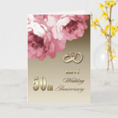Grußkarten für das 50. Hochzeitstag Karte (Gelbe Blume)