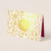 Grußkarten für das 50. Jubiläum Folienkarte (Vorderseite)