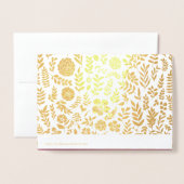 Grußkarten für das 50. Jubiläum Folienkarte (Rückseite mit Umschlag)