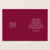 Grußkarten für das 70. Hochzeitstag Folienkarte (Innenseite)