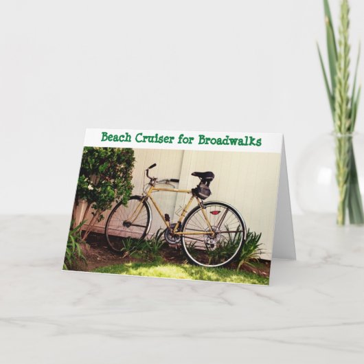 Grußkarten für das Fahrrad Karte (Vorderseite)