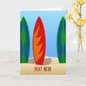 Grußkarten für das Surfen Karte (Gelbe Blume)