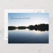Grußkarten für den See Postkarte (Vorne/Hinten)