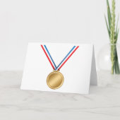 Grußkarten für die Goldmedaille Karte (Vorderseite)