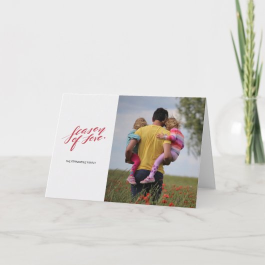 Grußkarten für die Liebe Feiertagskarte (Vorderseite)