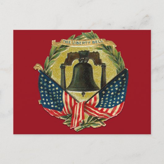 Grußkarten für die Vintage Freiheit Postkarte (Vorderseite)