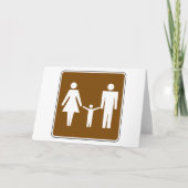 Grußkarten für Familien-Straßen Karte (Vorderseite)