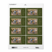 Grußkarten für Foto- und Textbezeichnungen der Sai (Vorne)