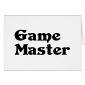 Grußkarten für Gamemaster (Vorderseite (Horizontal))