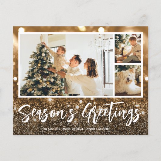 Grußkarten für mehrere Fotos der Saison (Vorderseite)