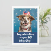 Grußkarten für neue Bürger Feiertagskarte (Stehend Vorderseite)