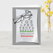 Grußkarten für Optometriker Karte (Gelbe Blume)