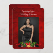 Grußkarten für personalisierte Feiertage Feiertagskarte (Vorne/Hinten)