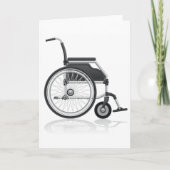 Grußkarten für Rollstühle Karte (Vorderseite)