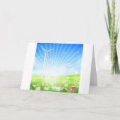 Grußkarten für Windparks Karte (Vorderseite)