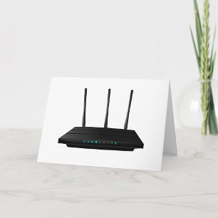 Grußkarten für Wireless-Router Karte
