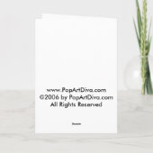 Grußkarten - Happy Horse Carousel Karte (Rückseite)