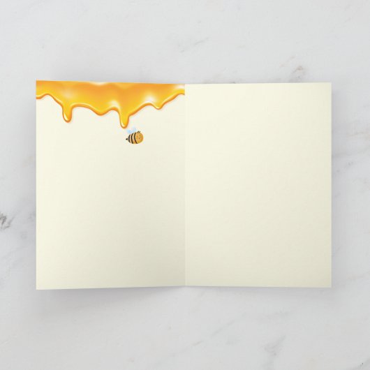 Grußkarten-Honig Karte (Innenseite)