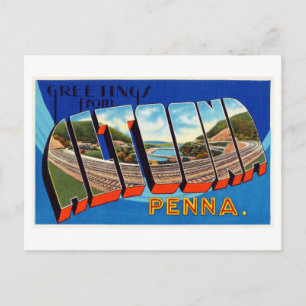Grußkarten im Vintage-Stil aus Altoona, Pennsylvan Postkarte