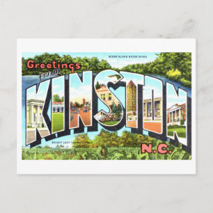 Grußkarten im Vintage-Stil aus Kinston, North Caro Postkarte