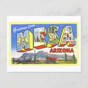 Grußkarten im Vintage-Stil aus Mesa, Arizona, Postkarte