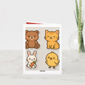 Grußkarten Karte (Rückseite)