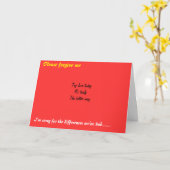 Grußkarten Karte (Gelbe Blume)