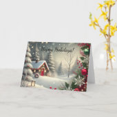 Grußkarten Karte (Gelbe Blume)