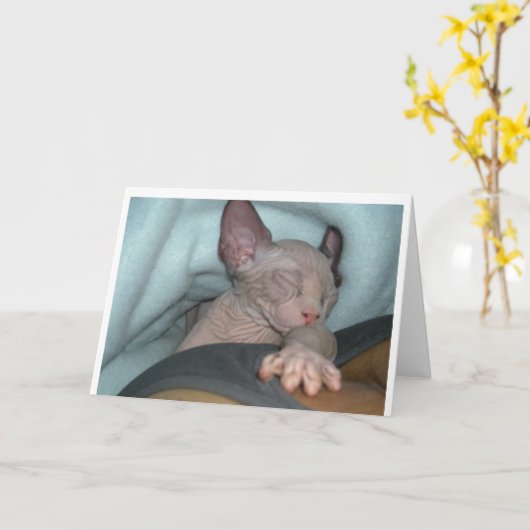 Grußkarten Karte (Gelbe Blume)