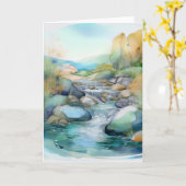 Grußkarten Karte (Gelbe Blume)