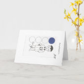 Grußkarten Karte (Gelbe Blume)