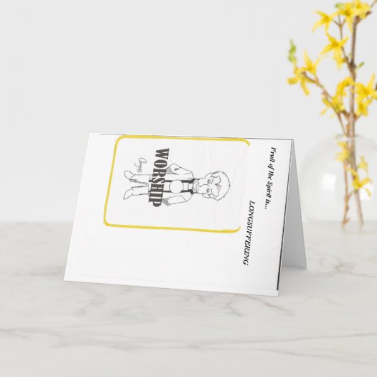 Grußkarten Karte (Gelbe Blume)